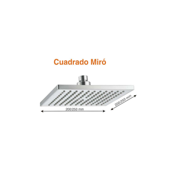 Rociador CUADRADO MIRO 25X25